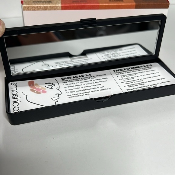 Smashbox Halo Sculpt + Glow Contour Blush Highlighter Palette Coral Saturation - Picture 6 of 7